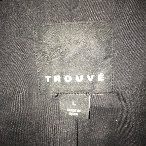 Black leather jacket by TROUVE - Picture 6 of 7